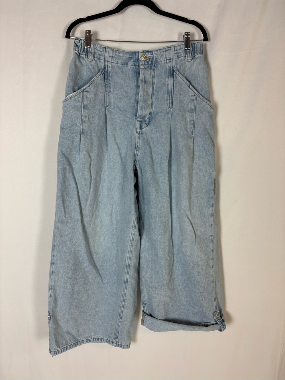 We The Free Light Blue Wide-Leg Jeans - Picture 2 of 7